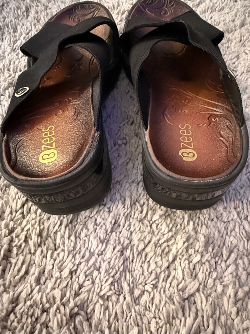 Bzees desire elastic Crisscross Sandals beach coquette cottagecore feminine sz 9 - Picture 6 of 10